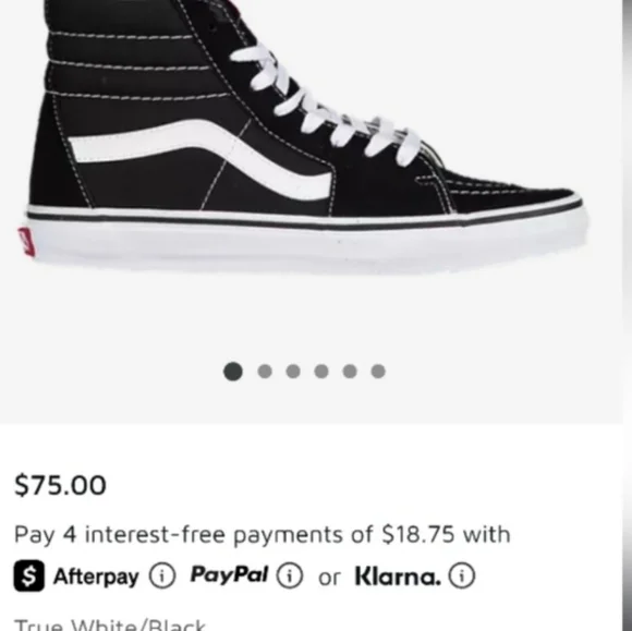 Vans Hi Top Skate Skateboard Old Skool Black Athletic Sneaker Women 8 Men 6.5 SK - Picture 11 of 12